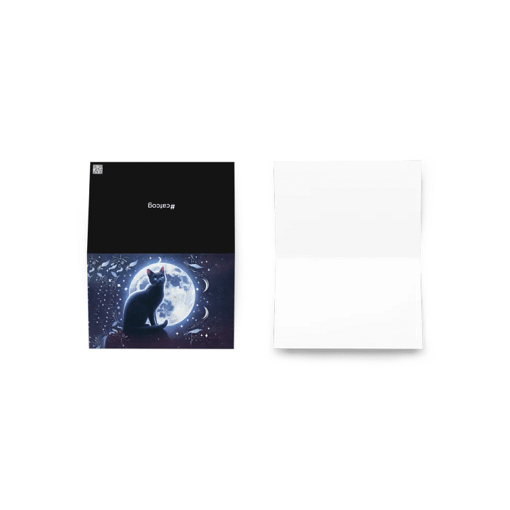Greeting Card: Black Cat product image (2)
