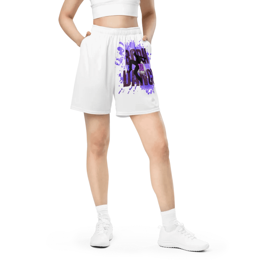 Expressive Born to Dance His Silhouette Mesh Shorts product image (12)