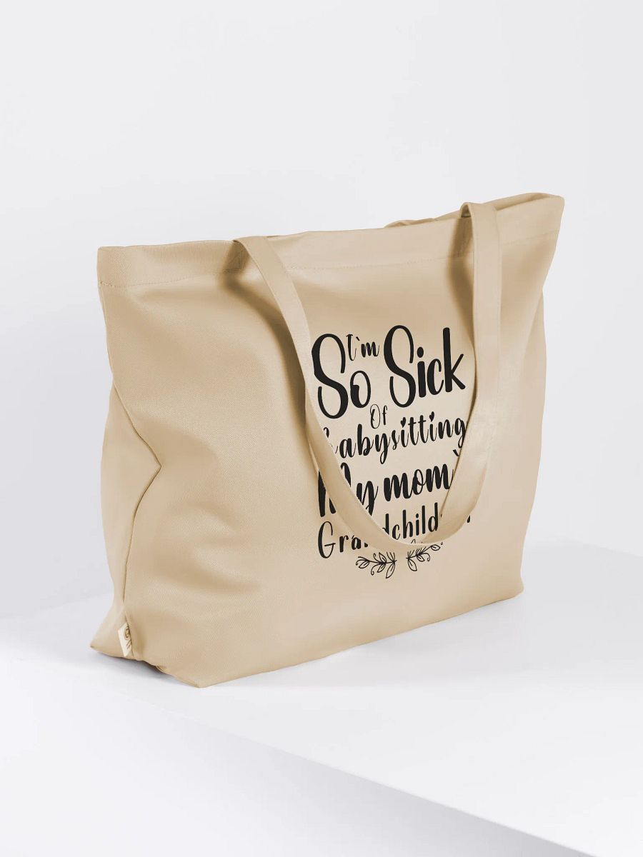 My Mom Grand Children Eco Tote Bag - Cream product image (3)