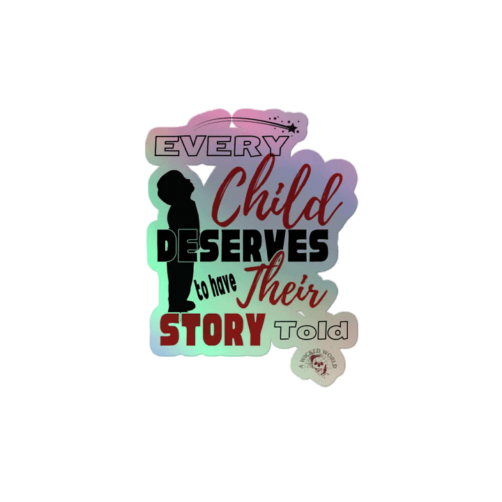Every Child Deserves Their Story Told Kiss-cut Sticker Sheet product image (2)