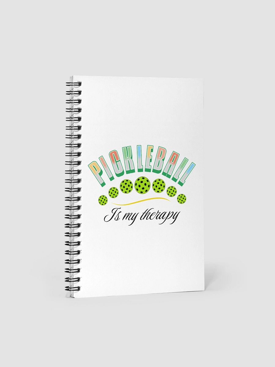 Pickleball Is My Therapy Spiral Notebook product image (2)