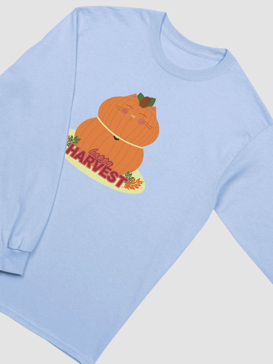 Pumpkin Cat Happy Harvest Long Sleeve Tee product image (3)