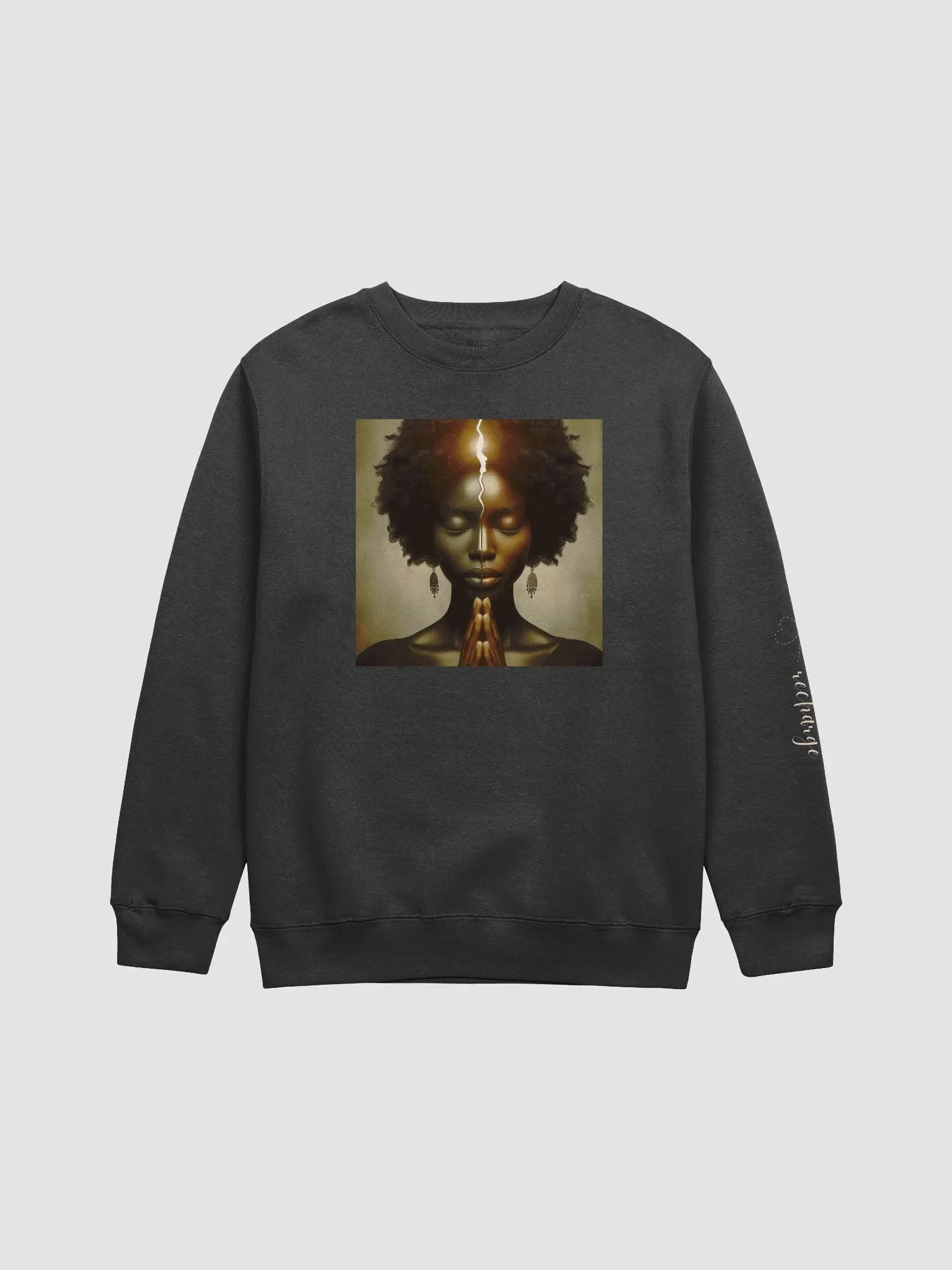 Feminine Divine Break to Recharge - Sweatshirt with Sleeve Print product image (2)