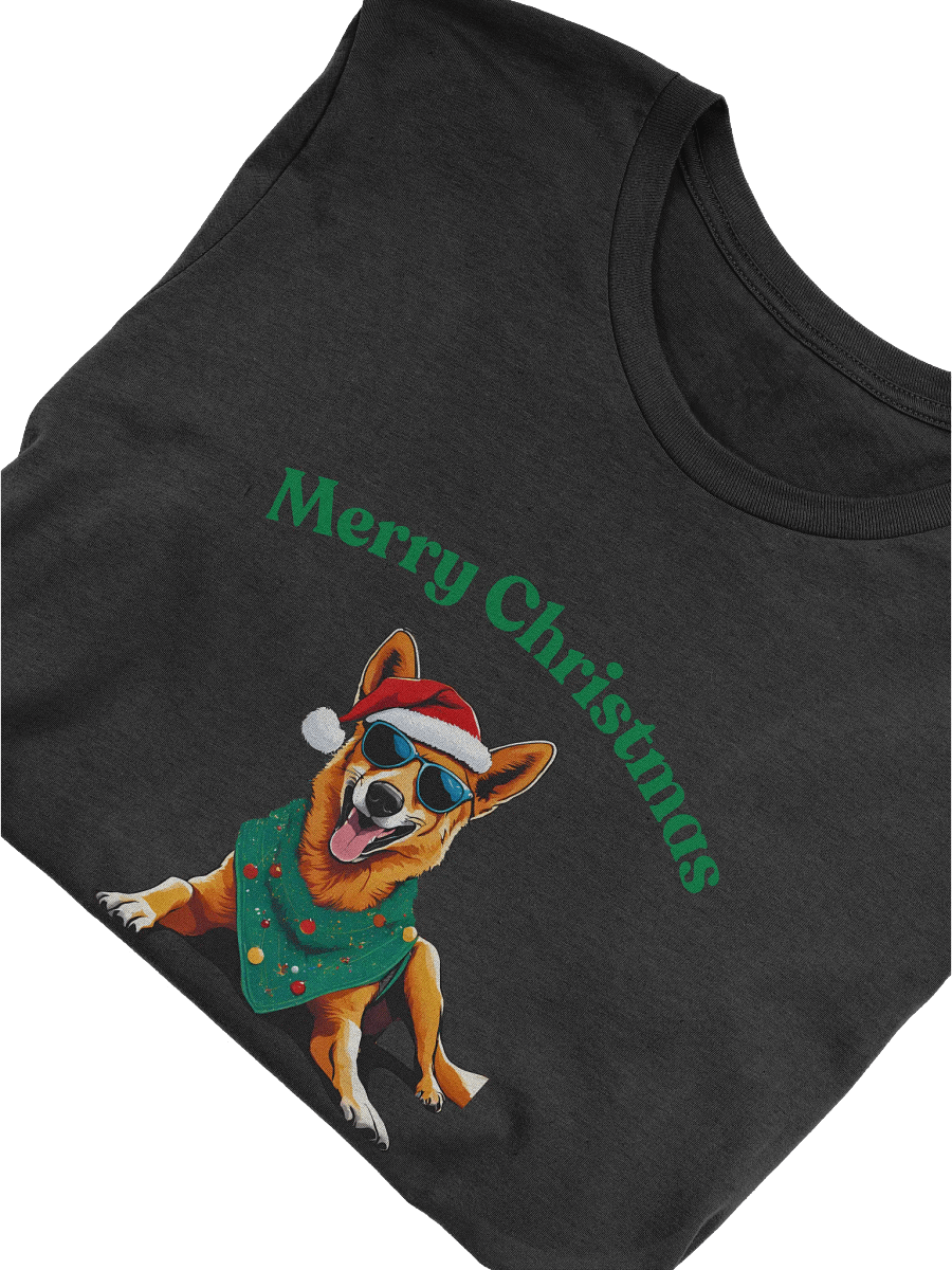 Feastive Dingo Merry Christmas T-Shirt - Green product image (5)
