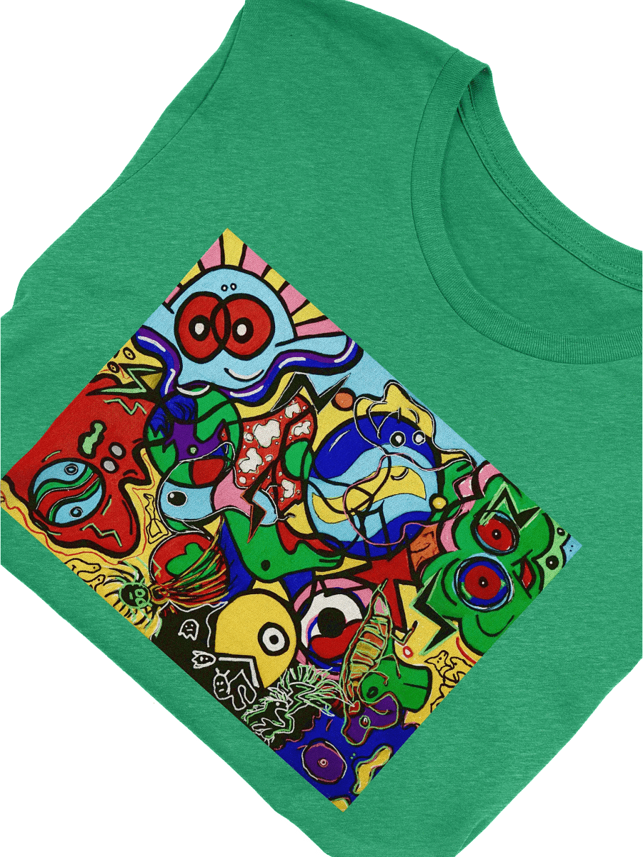 Chaos Turning Chaos Abstract Cartoon T-Shirt (alt version) product image (5)