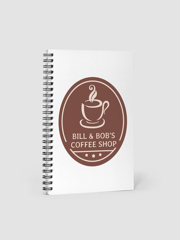 Bill & Bob's Coffee Shop Spiral Notebook product image (1)