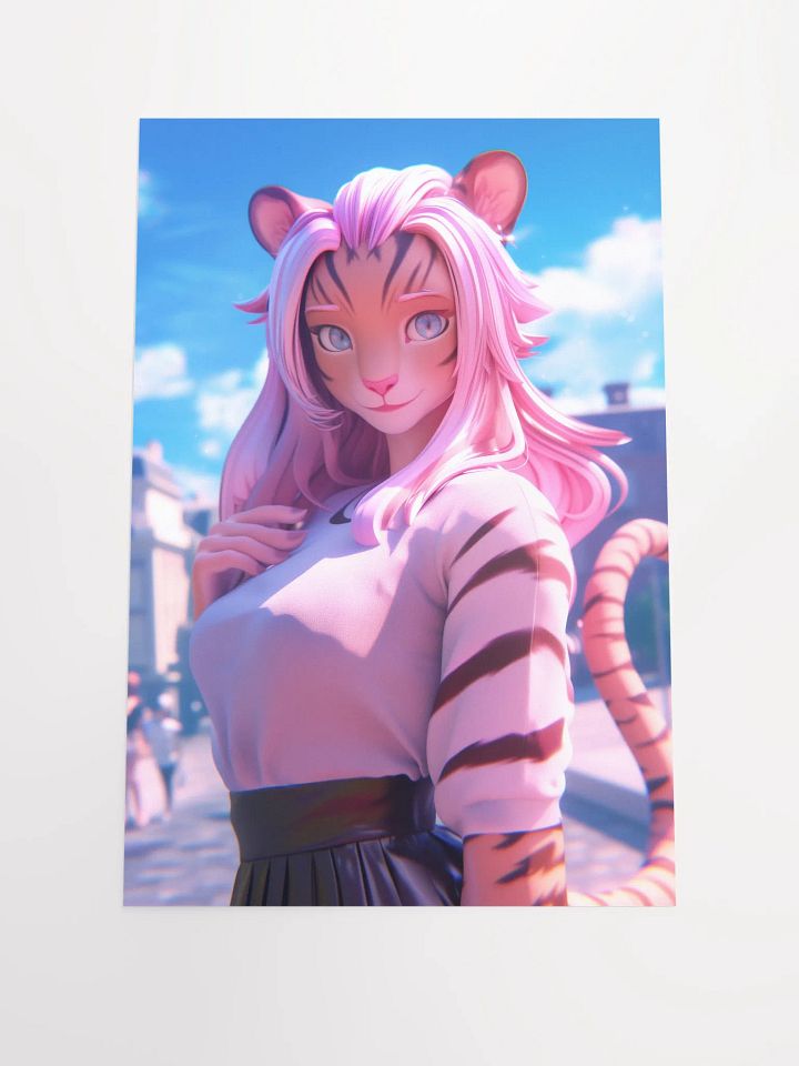 Confident Feline Matte Poster product image (1)