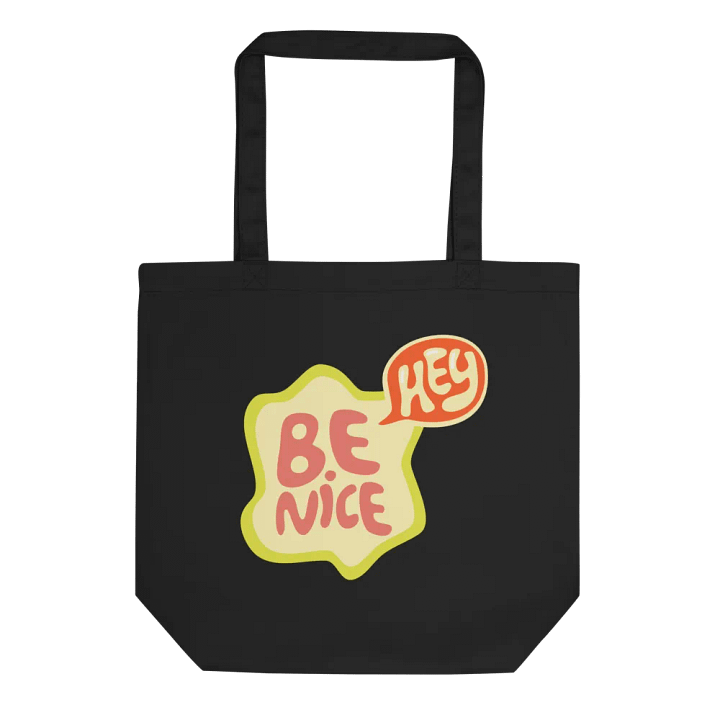Be Nice Eco Tote: Playful & Eco-Friendly product image (2)