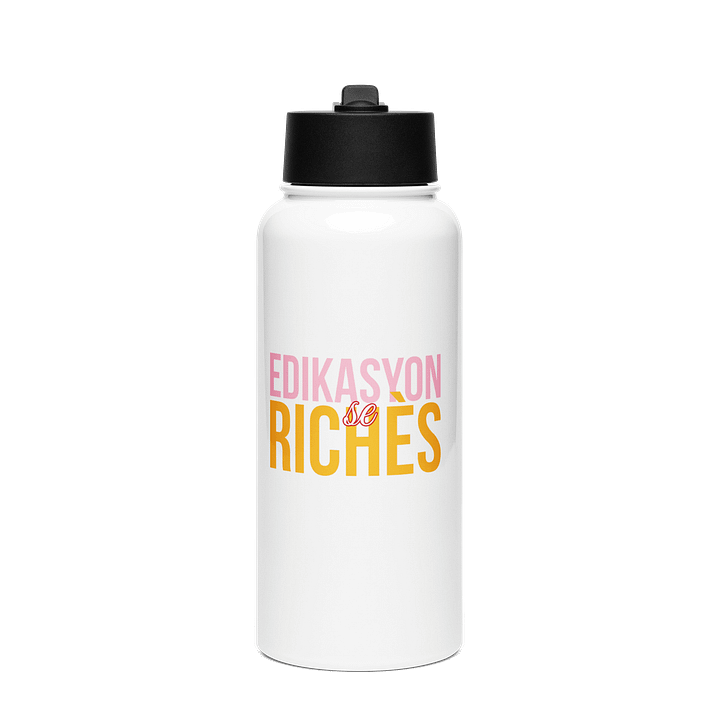Edikasyon se Richès Stainless Steel Water Bottle – Stay Hydrated. Stay Inspired. product image (1)