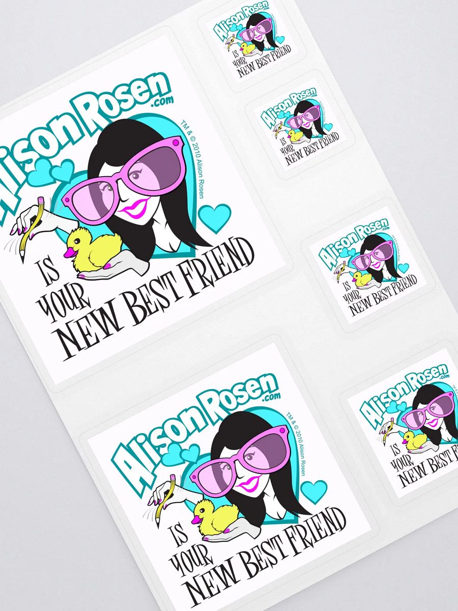 Logo Sticker Sheet (alt colors) product image (2)