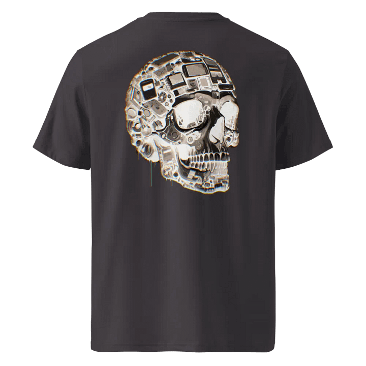 VACIO NEGATIVE Techno Skull Glitch T-Shirt product image (1)