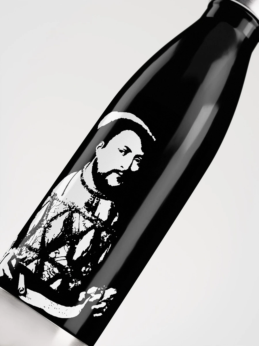 Henry VIII Black and White Stainless Steel Waterbottle product image (5)
