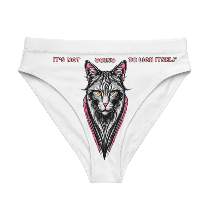 Lick Itself Cat Graphic Underwear product image (1)