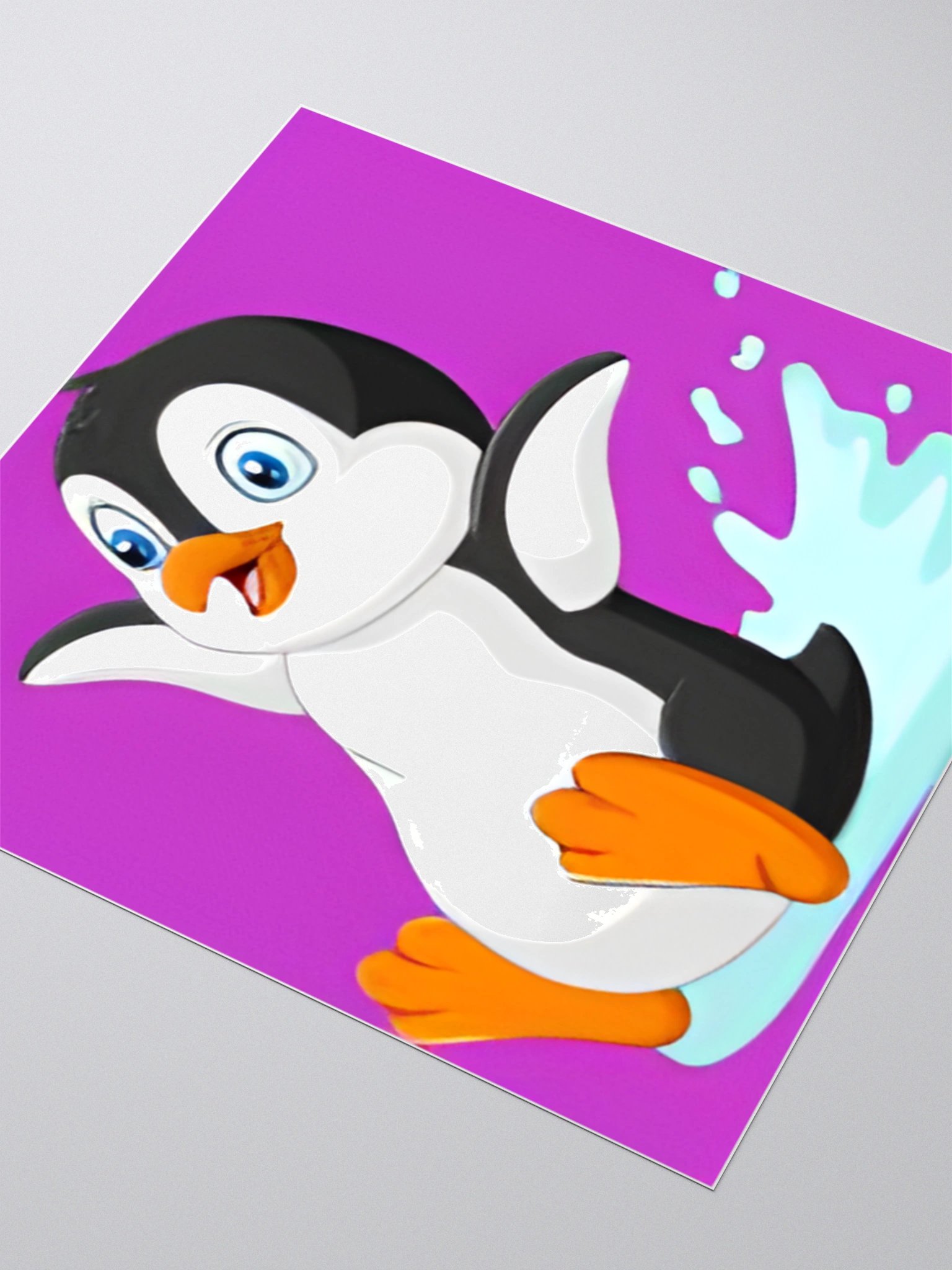 Penguin sliding on ice product image (5)