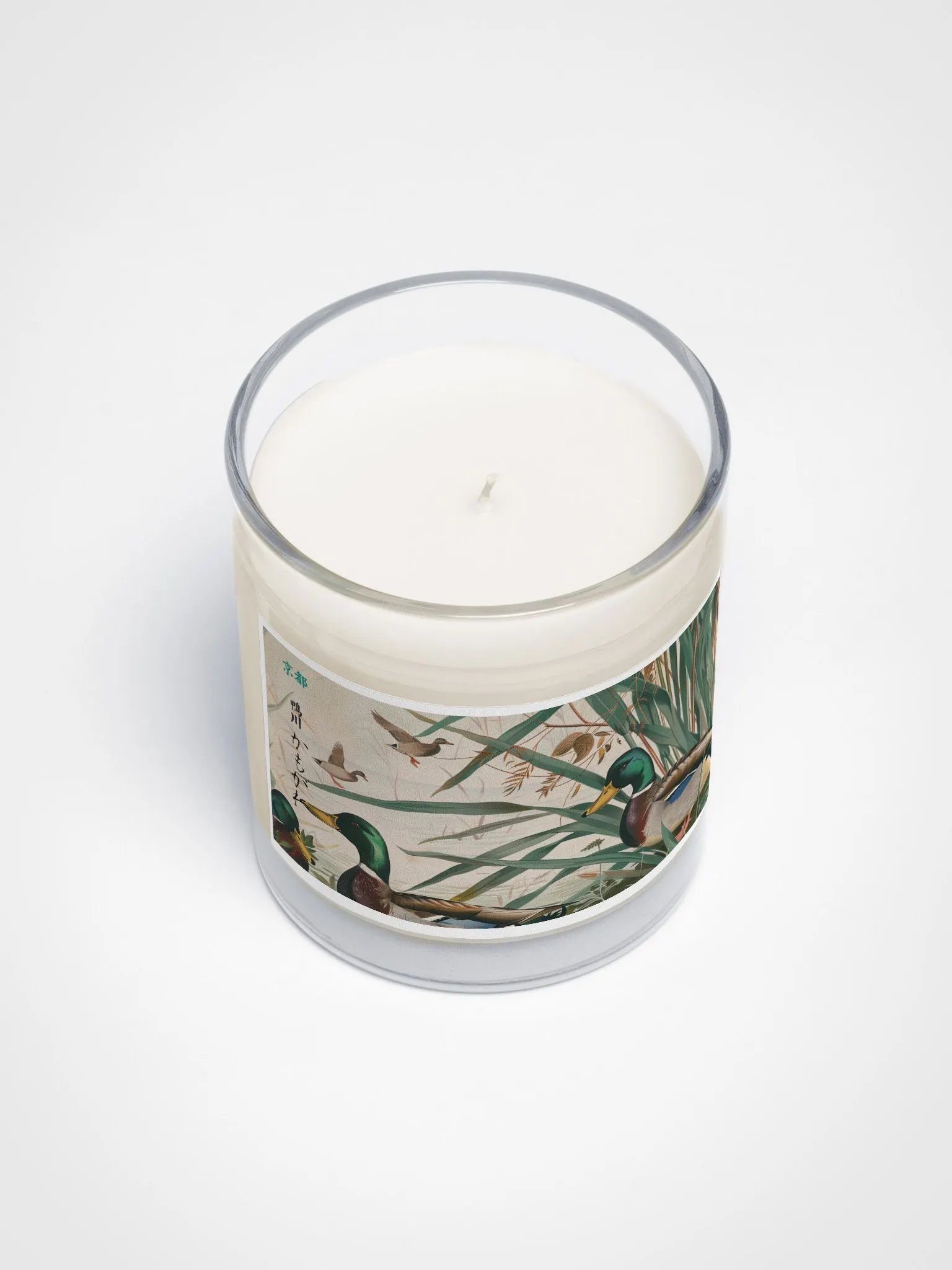 “Kyoto Kamogawa River.” Tranquil Duck Pond Soy Candle product image (3)