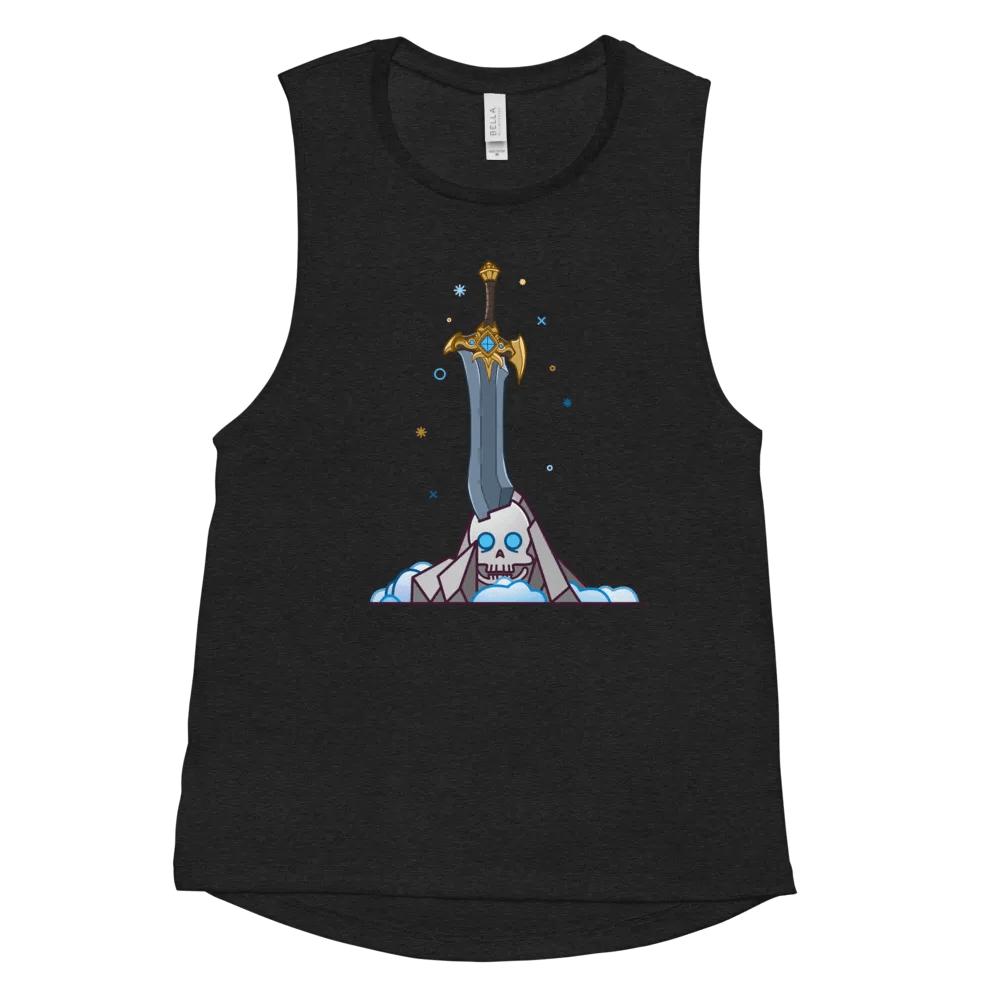 Sword in the Skull - Quel'Serrar Variation - Women's Style Muscle Tank product image (11)