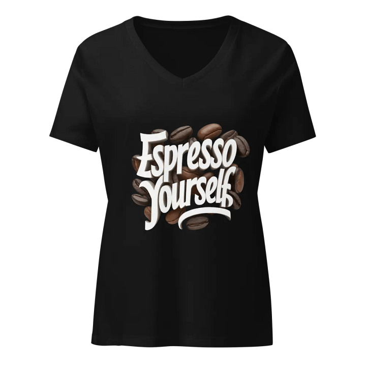Espresso Yourself Women's Relaxed V-Neck Tee product image (1)