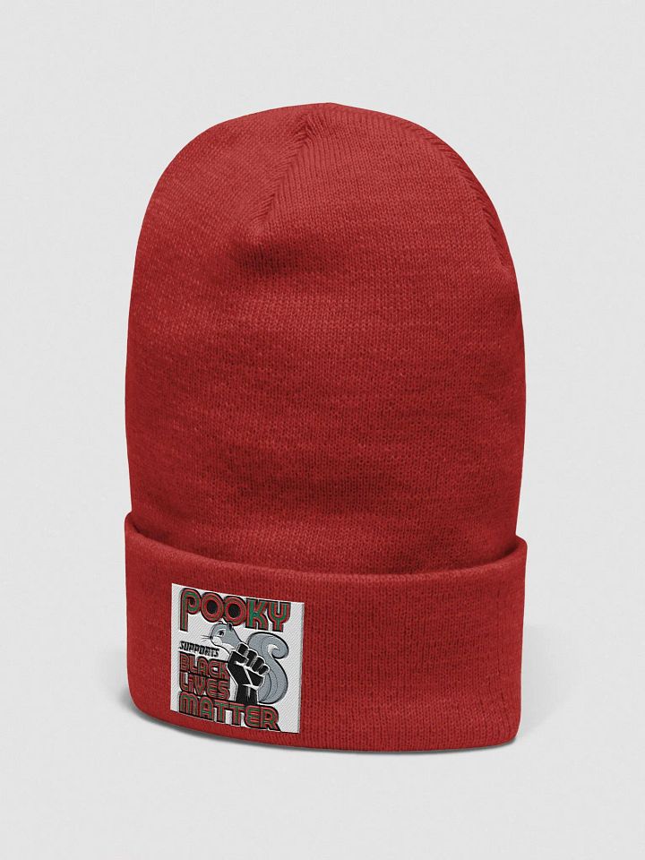 BLM Solidarity Squirrel Cuffed Beanie product image (2)