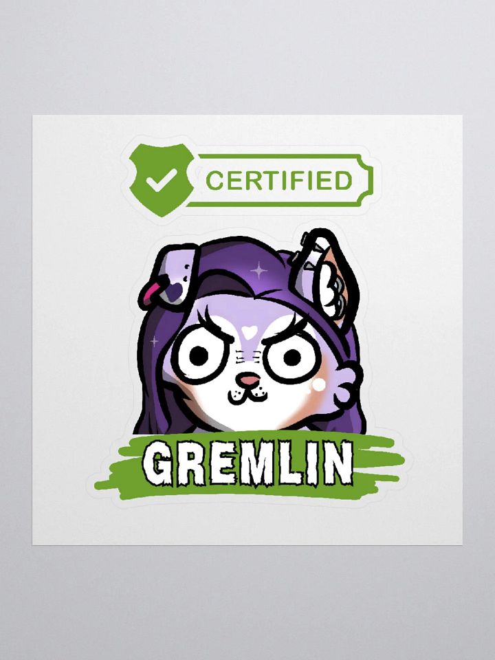 Certified Gremlin Sticker product image (3)