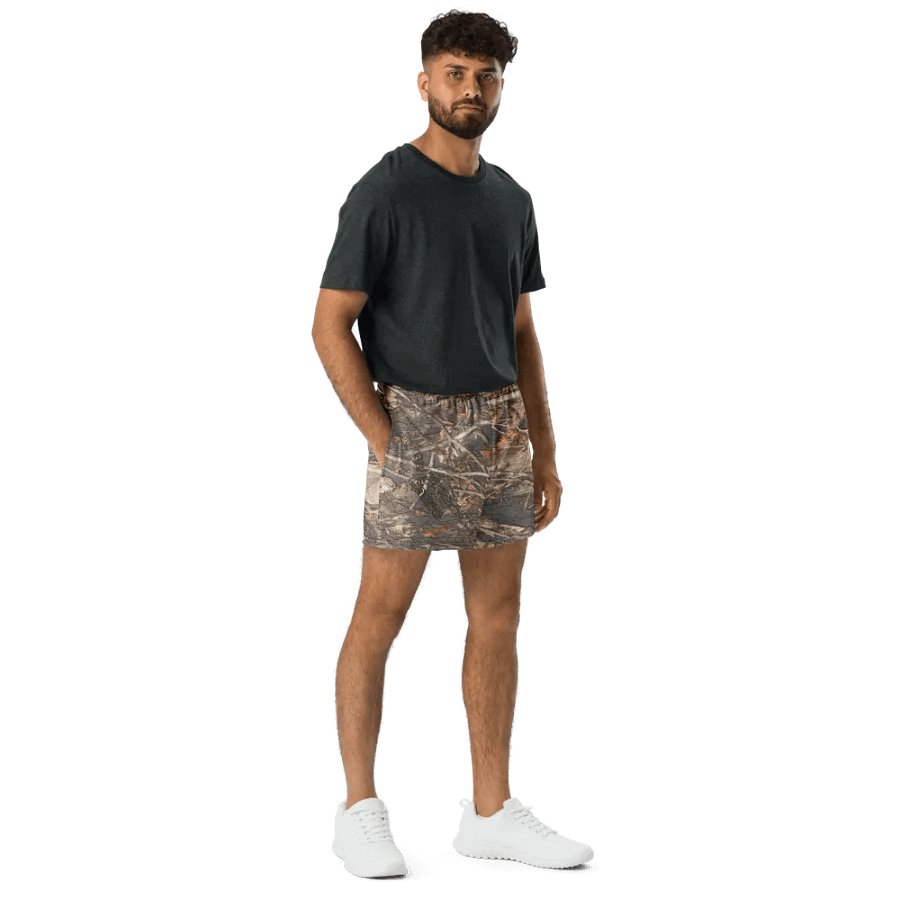 Unisex Athletic Short Shorts - Dead Split - It Happennnns Camo product image (8)