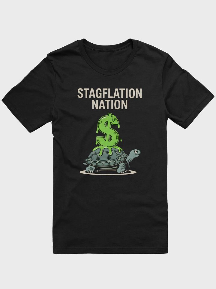 Stagflation Nation Graphic Tee | Melting $ Turtle Design product image (1)