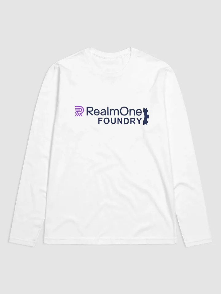 RO Next Level Unisex Foundry Innovative Long Sleeve Tee [White] product image (1)