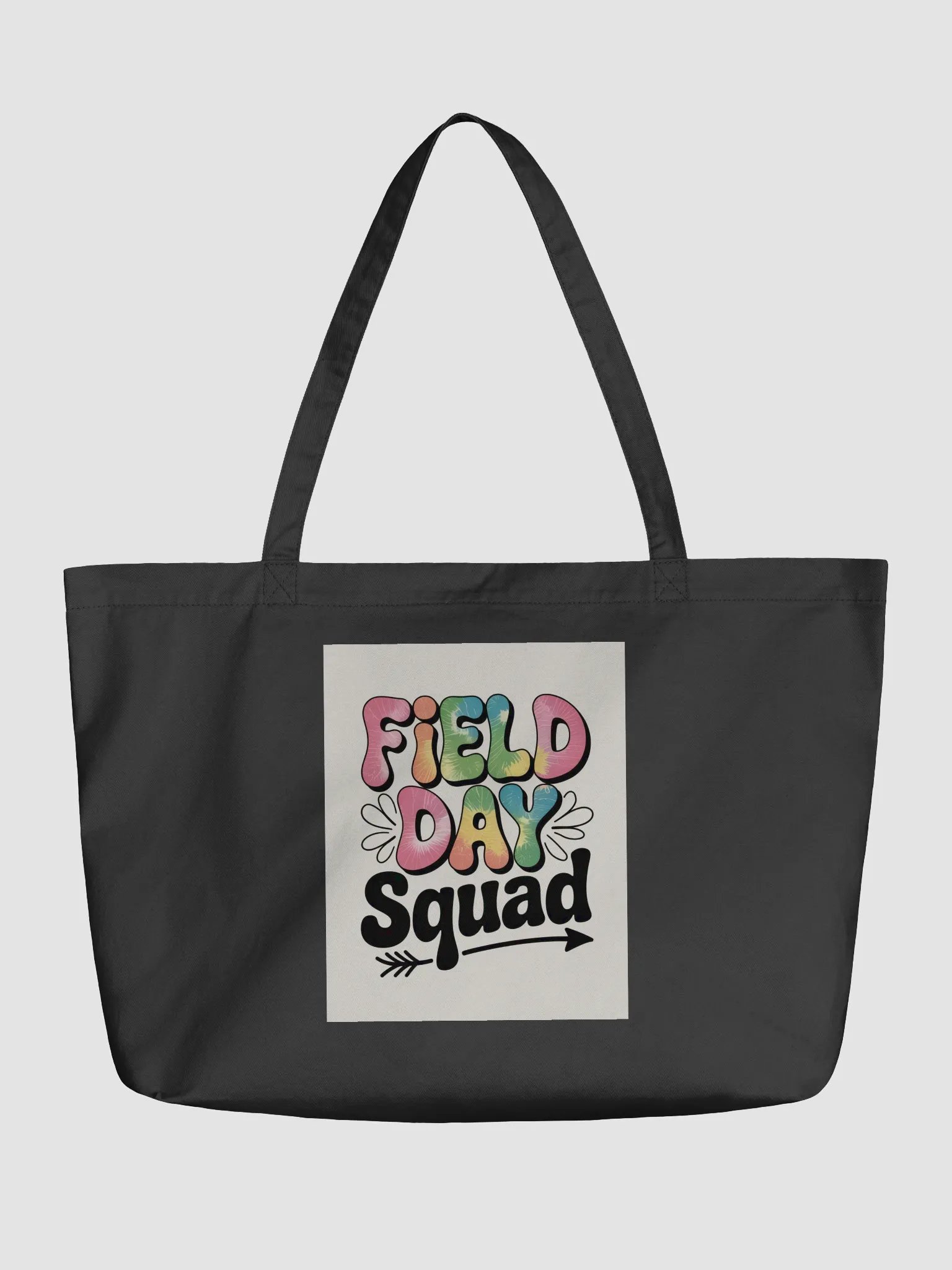 Field Day Squad Eco Tote – Black product image (1)