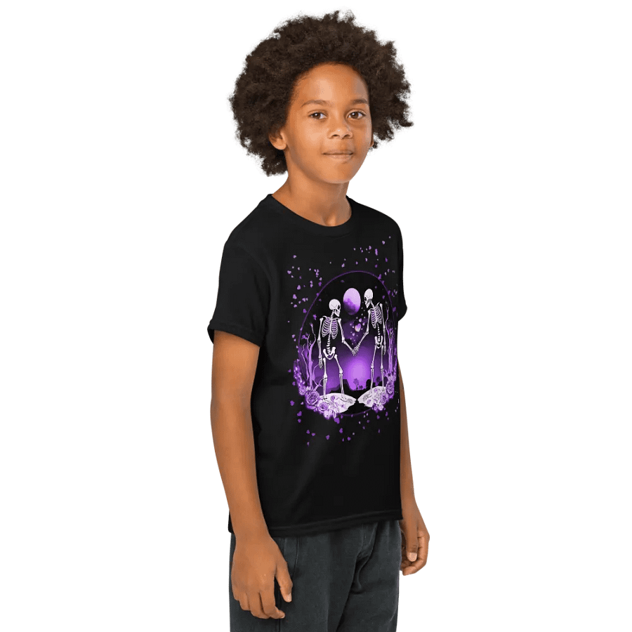 Cosmic Love Skeletons Kids Performance Tee product image (7)