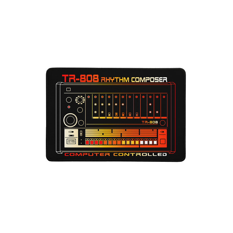 TR-808 - Desk Mat (Roland 808 Rhythm Composer Drum Machine) by Vintage Voltage product image (3)