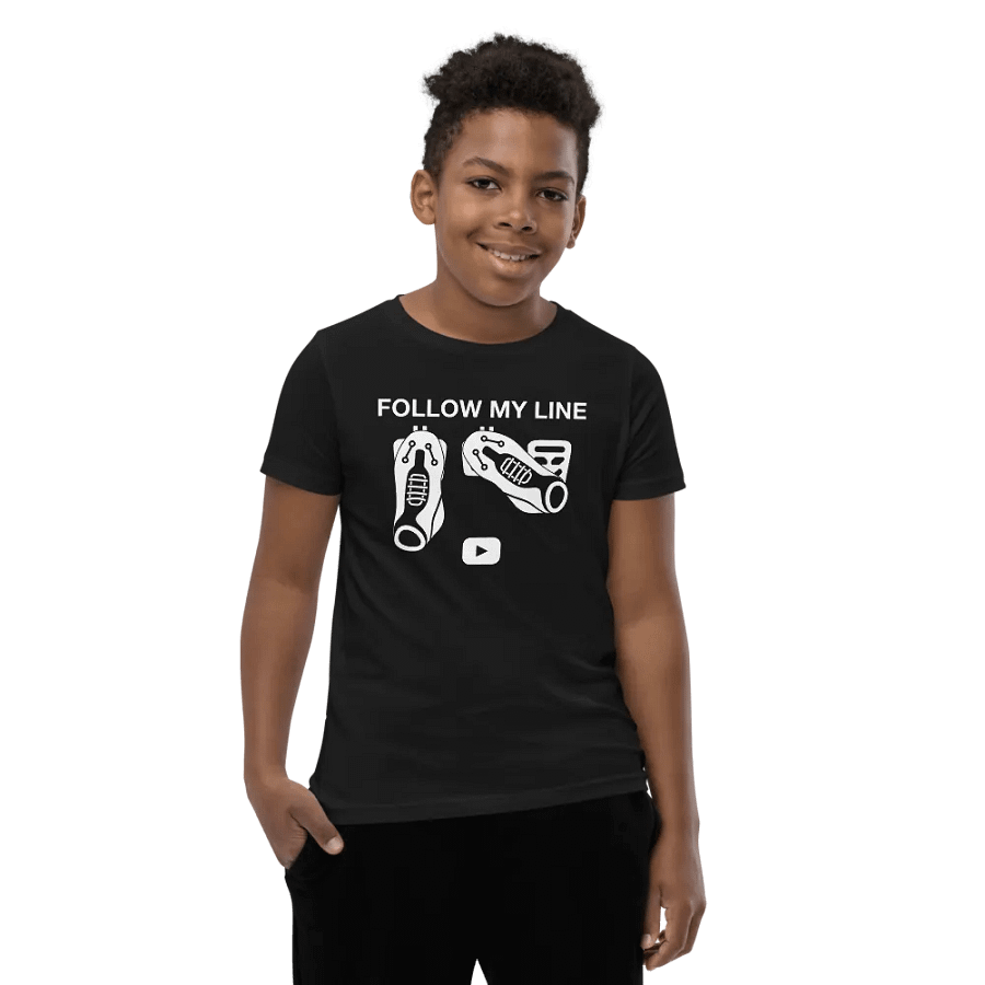 Follow My Line Youth Logo T-Shirt product image (11)