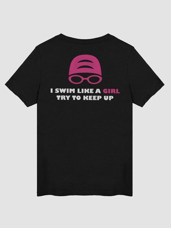 Swim Like a Girl Ladies V-Neck Tee product image (1)