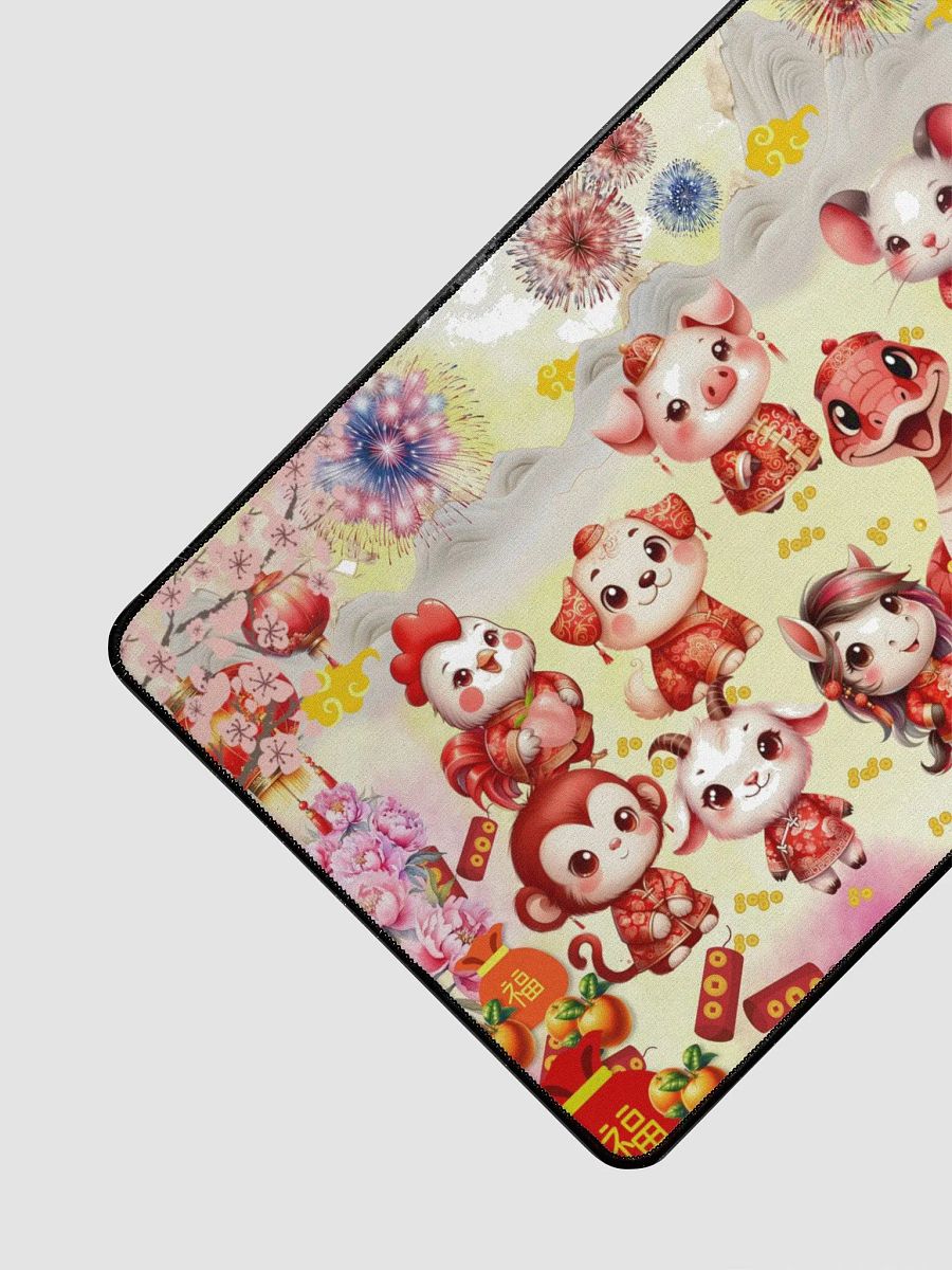 A Joyful Reunion Desk Mat: Friends Welcome the Year of the Snake | Chinese New Year 2025 product image (7)