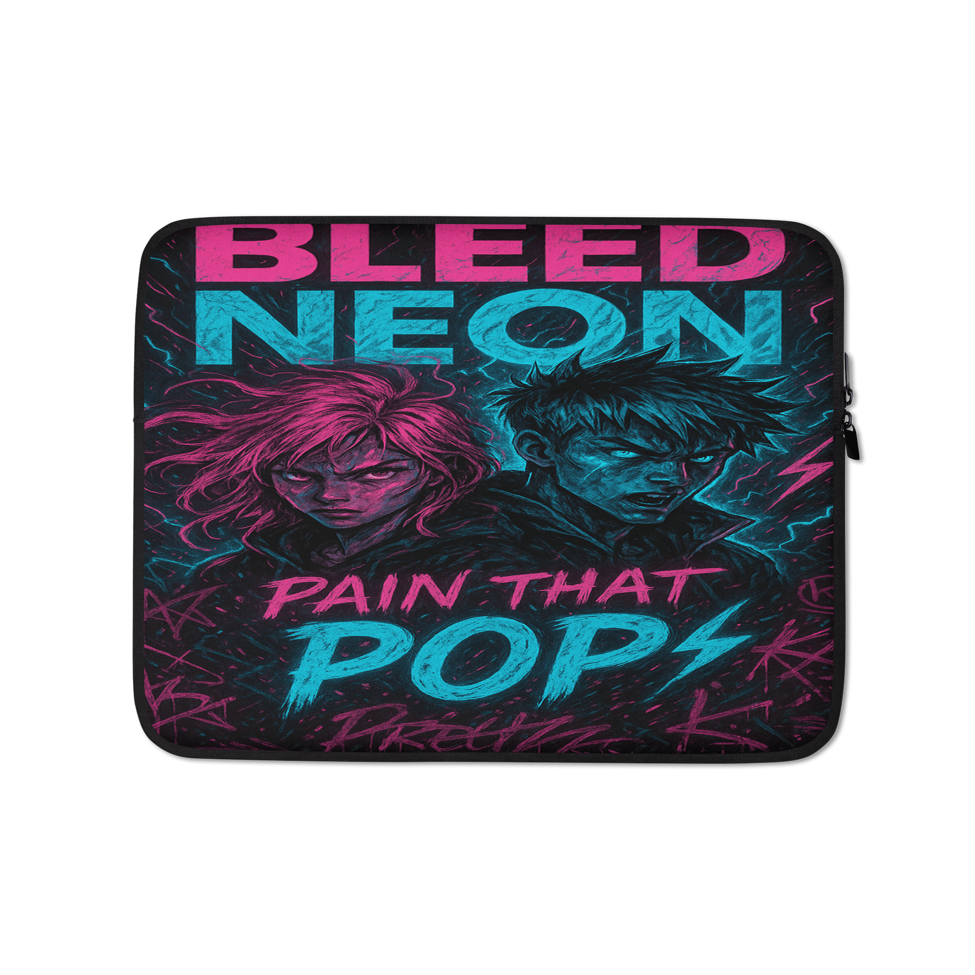 Bleed Neon Laptop Sleeve product image (1)