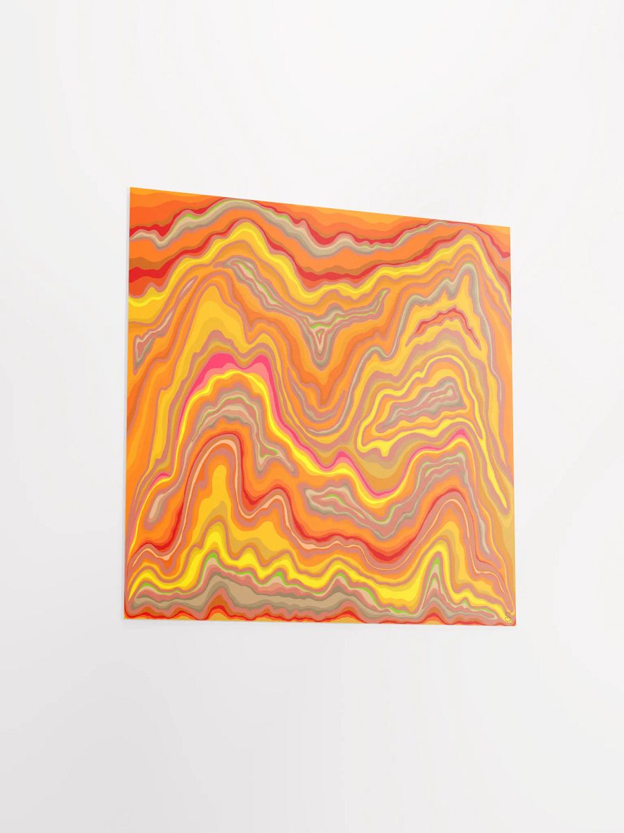 Flowing Topography Poster - Stone No. 12 product image (3)