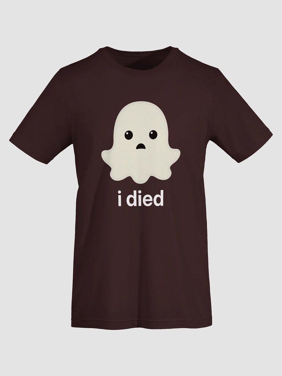 Sad Ghost Simple Tee - Dark Color product image (51)