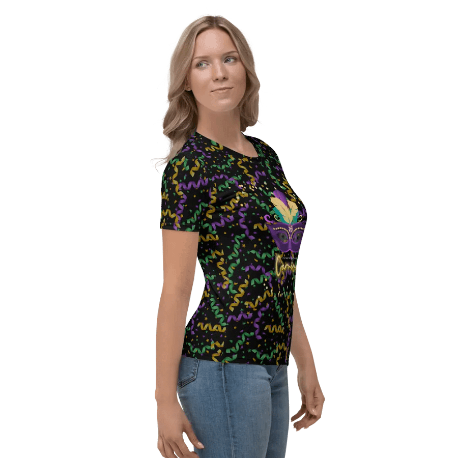 Mardi Gra All Over Print T-shirt product image (4)