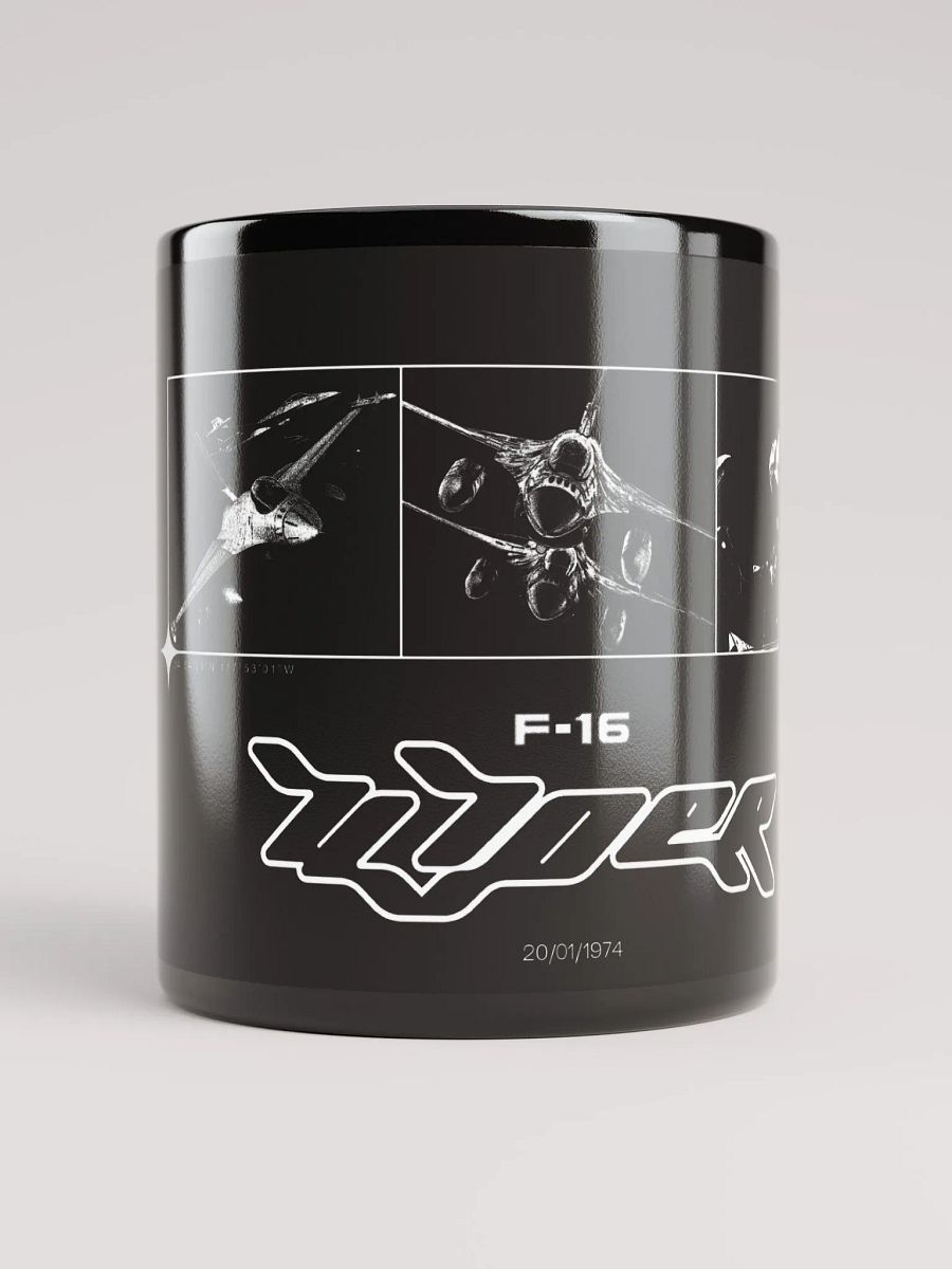 F-16 Mug (Black) product image (1)