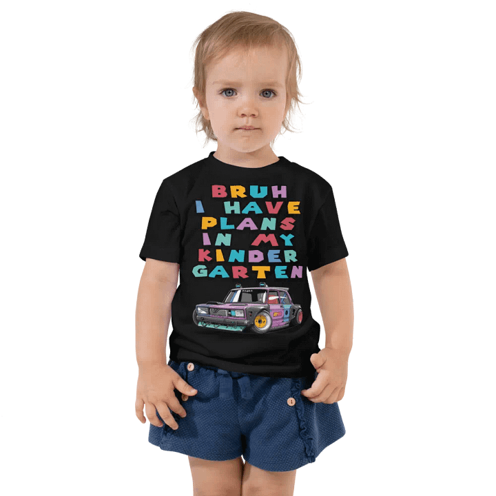 Bruh, I Have Plans in My Kindergarten Grade – Funny Shirt for Kids product image (1)