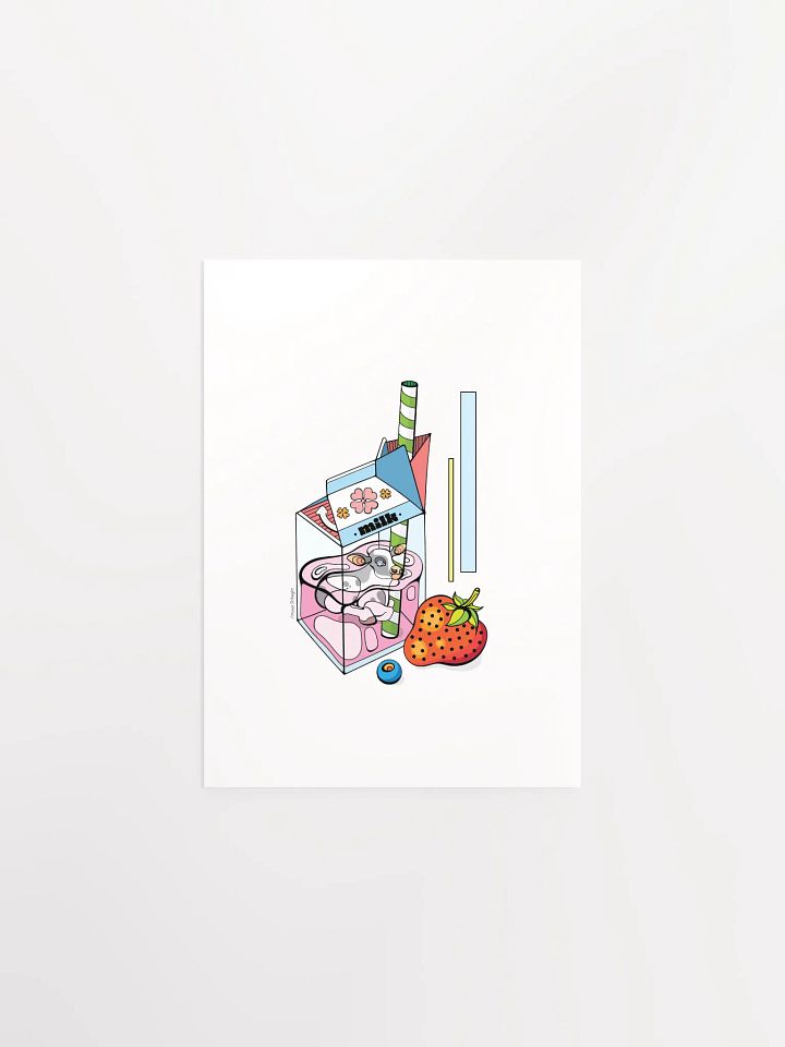 "Remember to Drink your Strawberry Milk" Print product image (1)