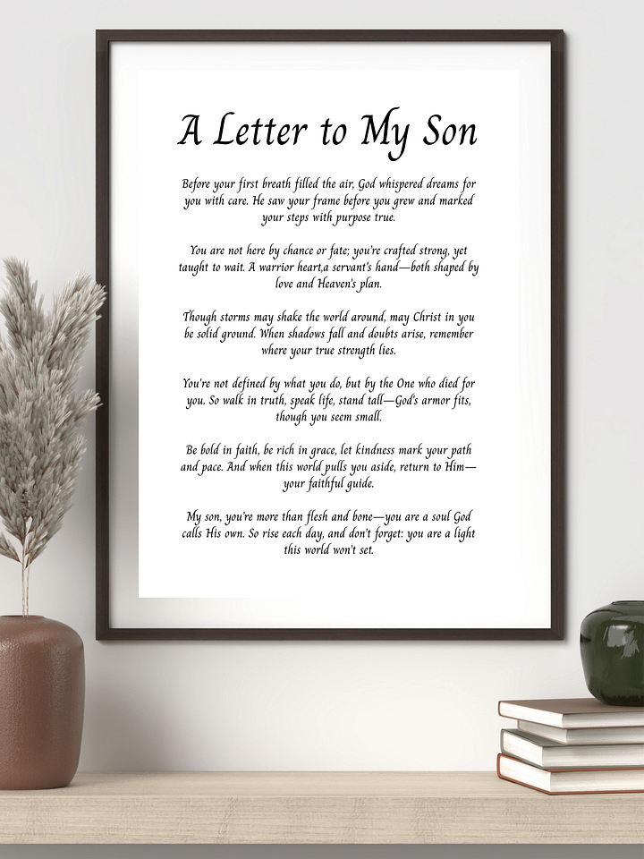 A Letter to My Son product image (1)