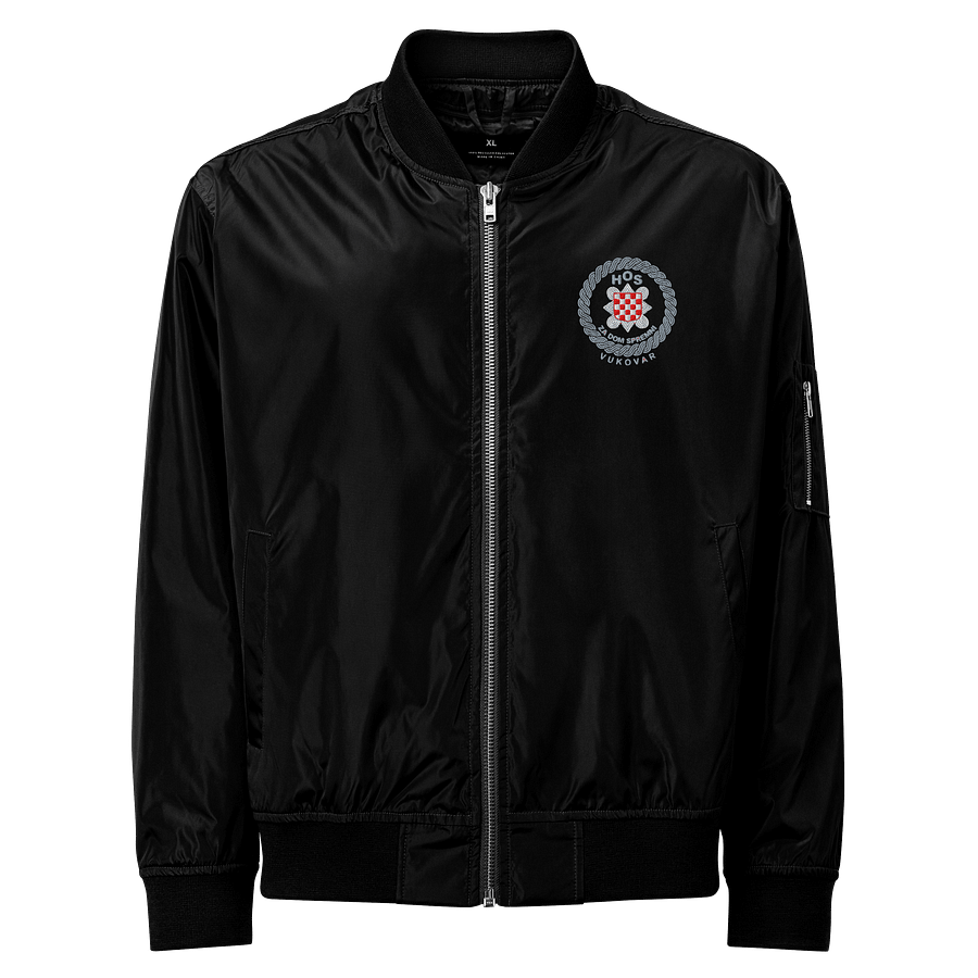 Checkered Shield Emblem HOS VUKOVAR Recycled Bomber product image (1)