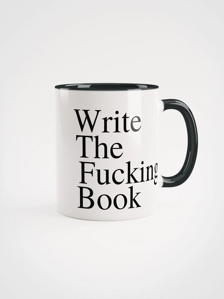 Write the Fucking Book Color Ceramic Mug product image (1)