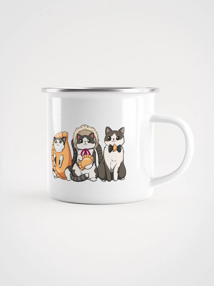 Pierogi Kitties Enamel Mug product image (1)