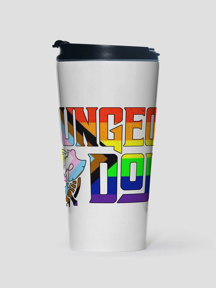 Official Pride Stainless Steel Travel Mug of the Dungeon Dojo Community product image (1)