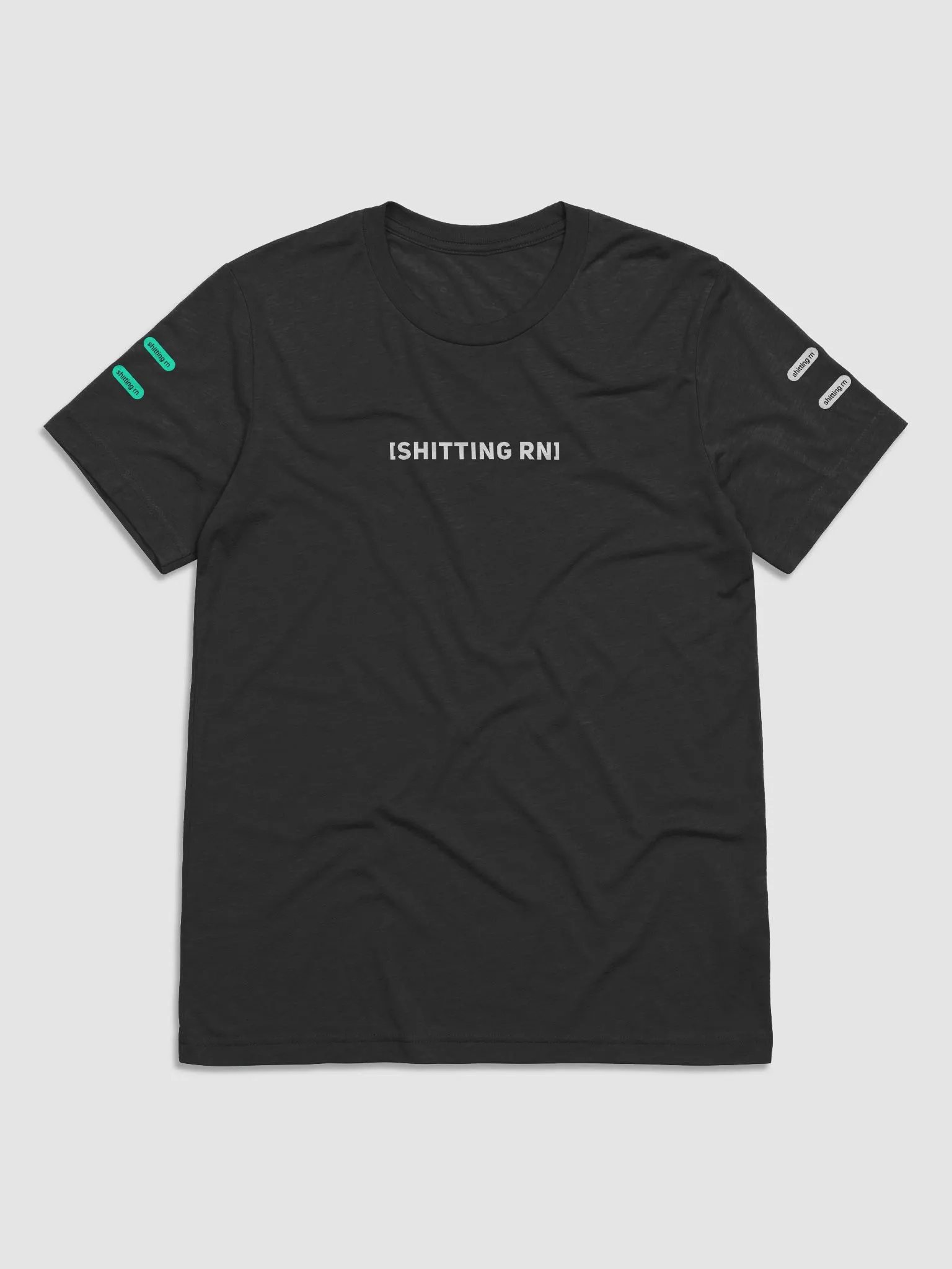 SHITTING RN T-SHIRT [BLACK] product image (1)