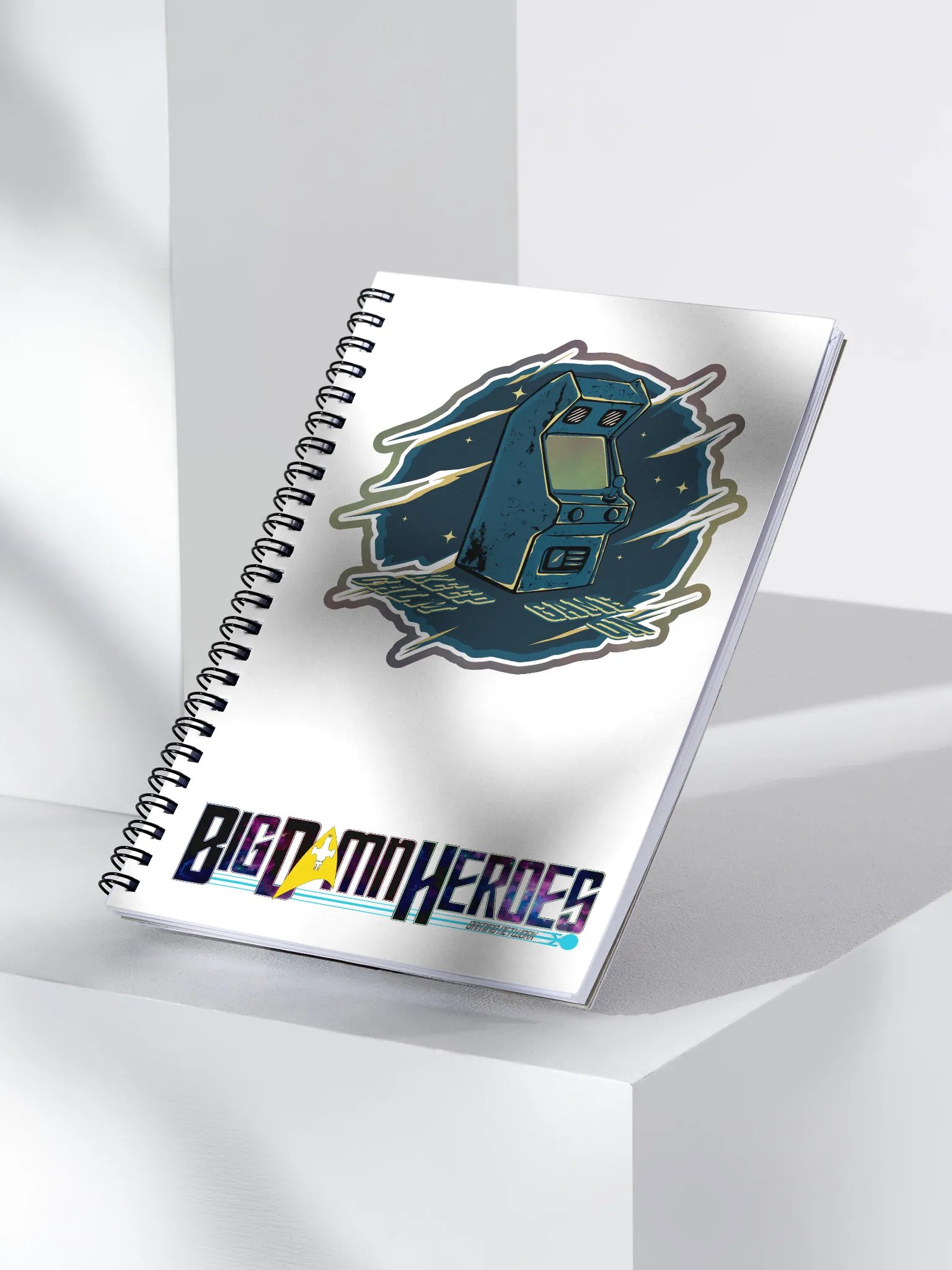 Retro Arcade Chill Spiral Notebook product image (3)