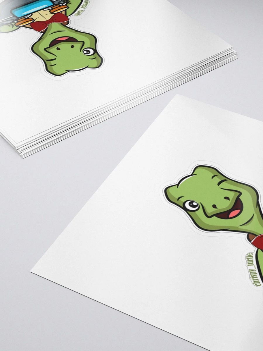 Large single Gamer Turtle sticker product image (5)