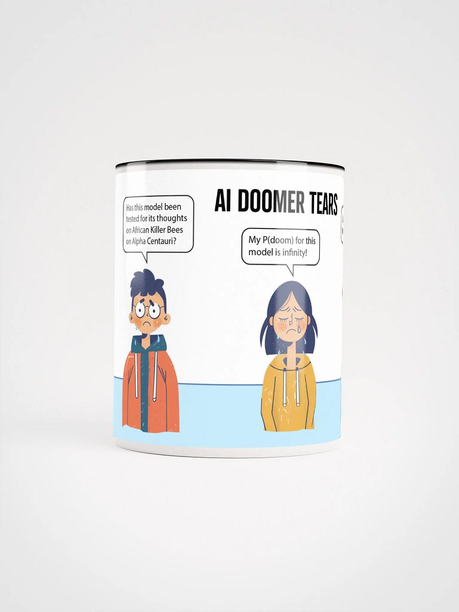 AI Doomer Tears Mug - Black product image (5)