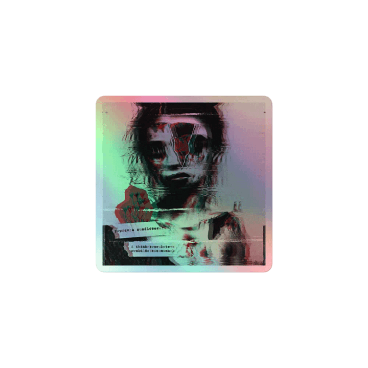 Absorb the Horrors Holographic Sticker product image (1)