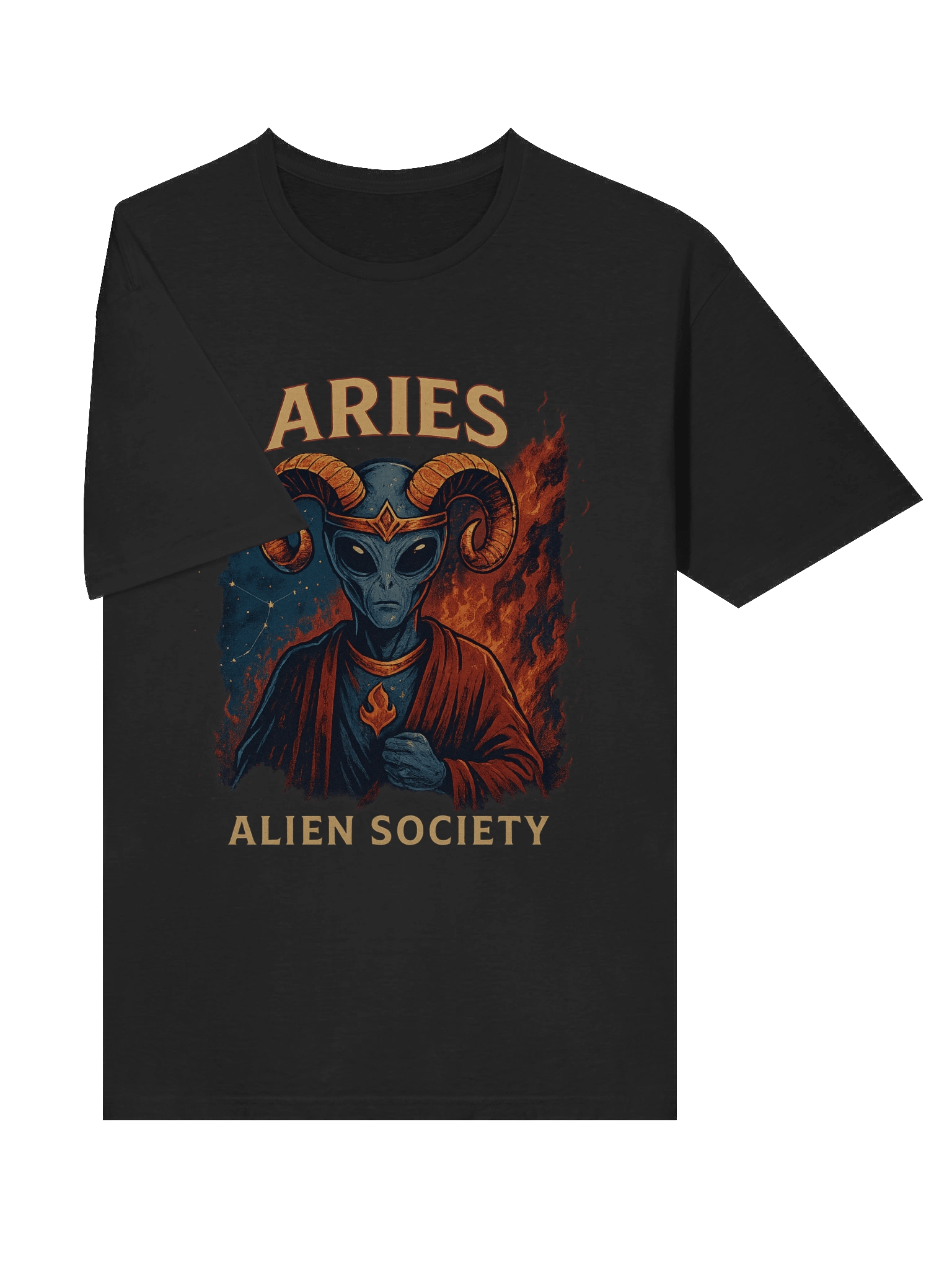 Cosmic Aries Robed Alien T-Shirt product image (25)